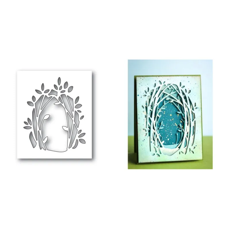 

April 2023 New Arrival Mother's Day Layered Tree Hole Metal Cutting Dies for Photo Scrapbooking Making Card Embossing Decoration