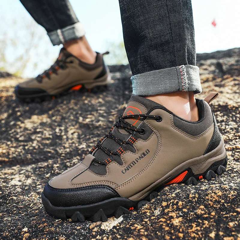 New large size men's fashion casual hiking shoes comfortable sports non-slip wear high quality