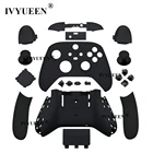 Сменный корпус IVYUEEN для контроллера Xbox серии X S, черный чехол, крышка для лицевой панели, ТРИГГЕРНАЯ кнопка, боковая рейка