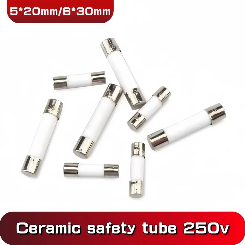 10 шт./лот 5*20 мм 6*30 мм быстровыдувные трубчатые предохранители мм ...