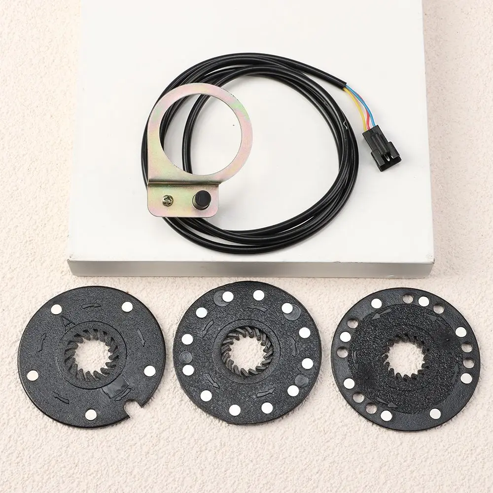 Электрический велосипедный датчик помощи при педалировании PAS 5/8/12 магнитов E bike Double Hall система левой/правой стороны включена.