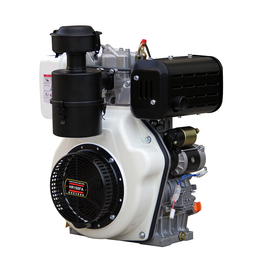 JAVarns Одноцилиндровый дизельный двигатель 11 кВт 198FD 16HP с воздушным охлаждением