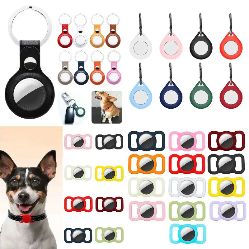 

For AirTag Tracking Device Cover GPS Tracking Positioning To Prevent Loss Mini Cat/dog Silicone Protective Cover Pet Supplies