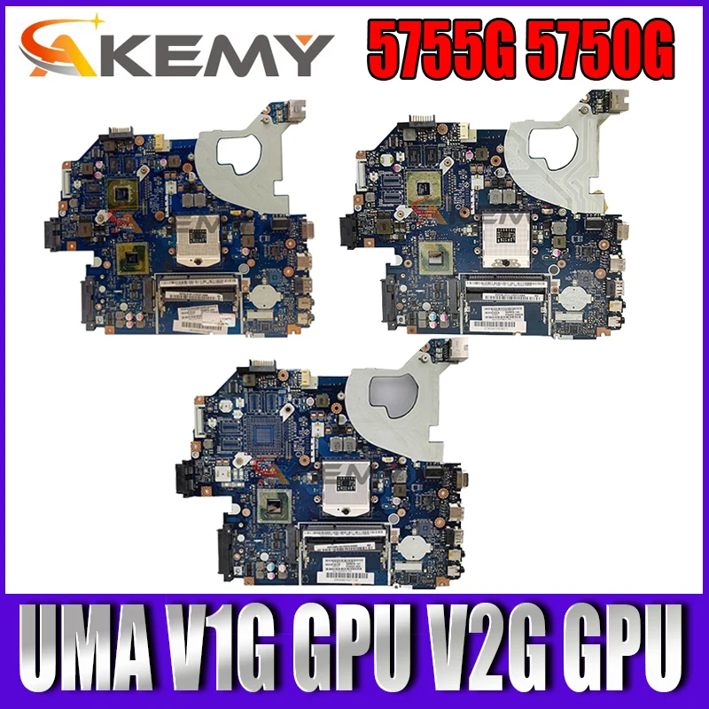 

Материнская плата для ноутбука ACER 5755 5750 5750G 5755G, материнская плата PGA989 HM65 V2G GPU