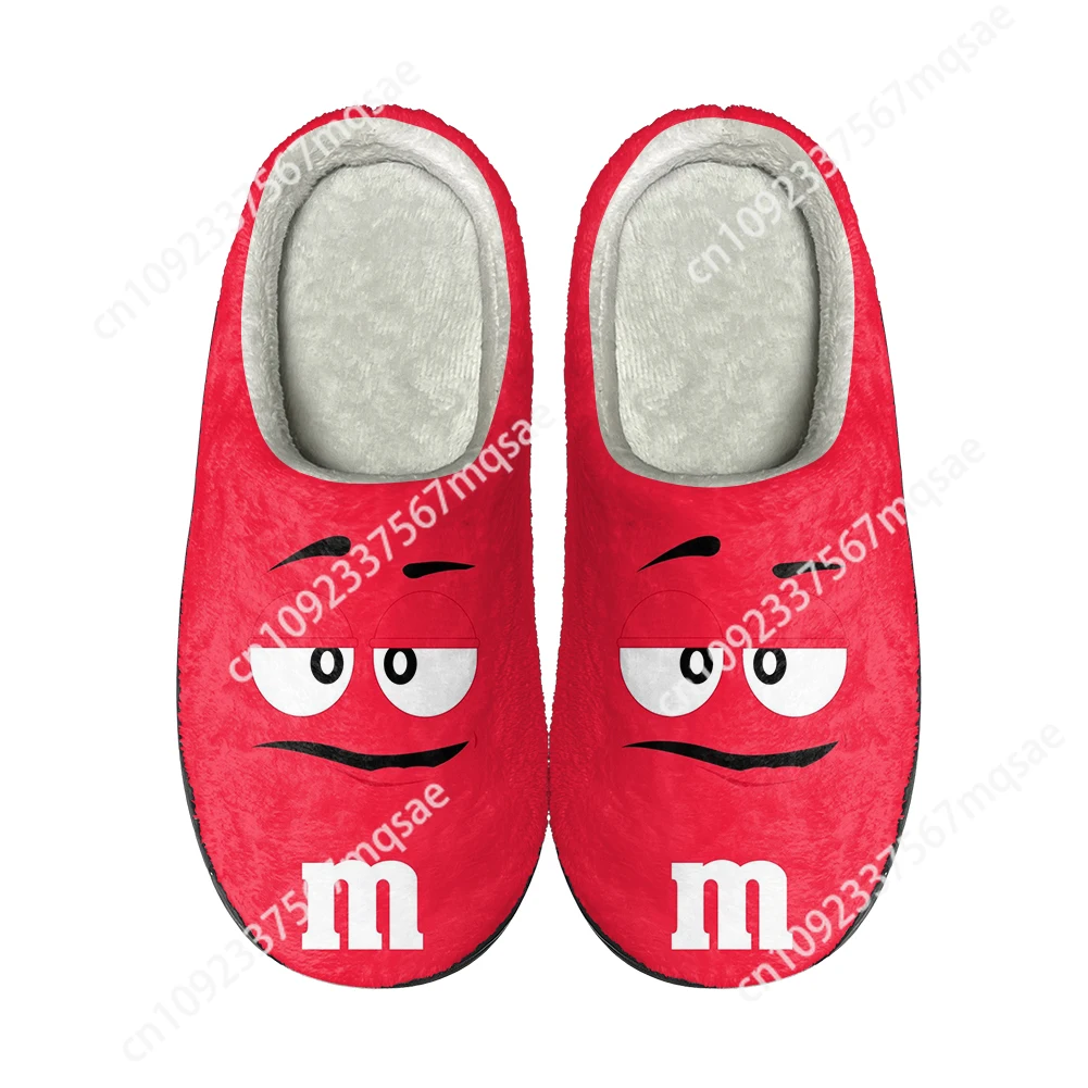 M Шоколад графика домашние хлопковые тапочки на заказ Мужские Женские сандалии