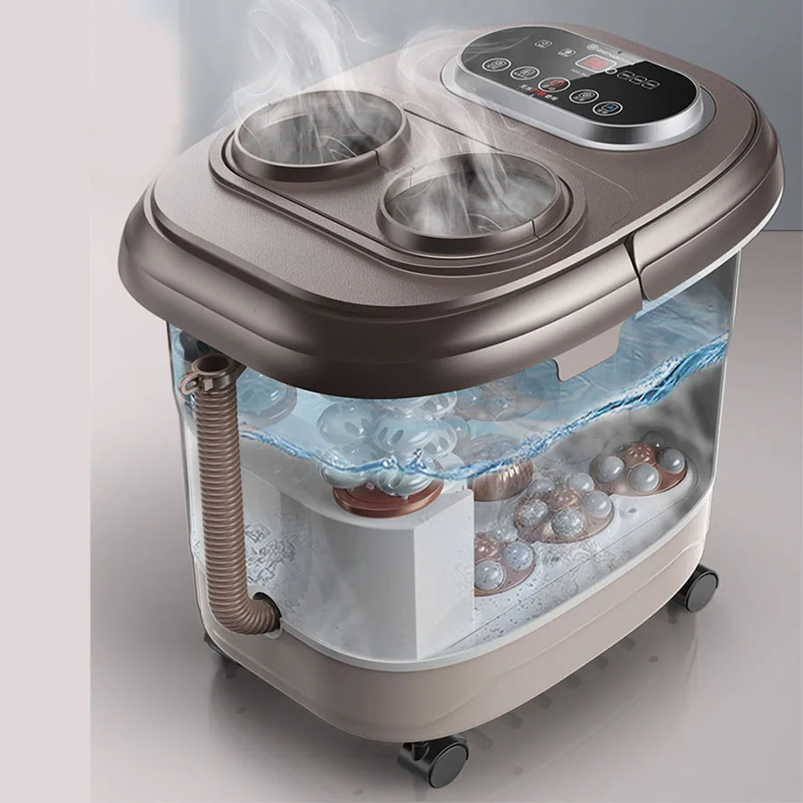 Electric Foot Spa Bath Massager With Heating Kneading Timing