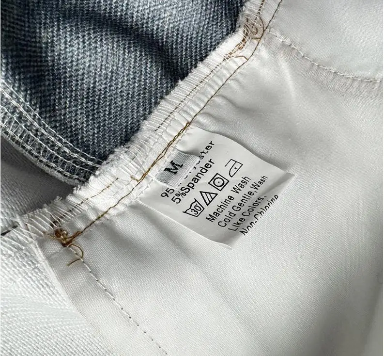 2024 новые классические джинсовые зауженные прямые штаны на молнии Y Project хлопковые