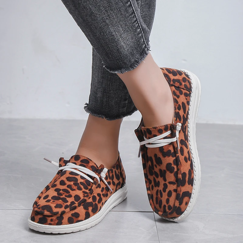 

Women's Fashion Sneakers Woman Flat Casual Shoes Golf Leopard Print Slip-on Canvas Comfortable Running Luxury Summer 2022 Tennis