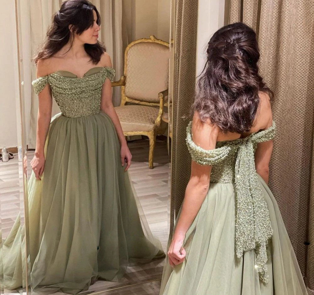 

Formal Dresses for Day and Night Party Dress Women Elegant Luxury Luxurious Turkish Evening Gowns Prom Gown Robe Long Occasion