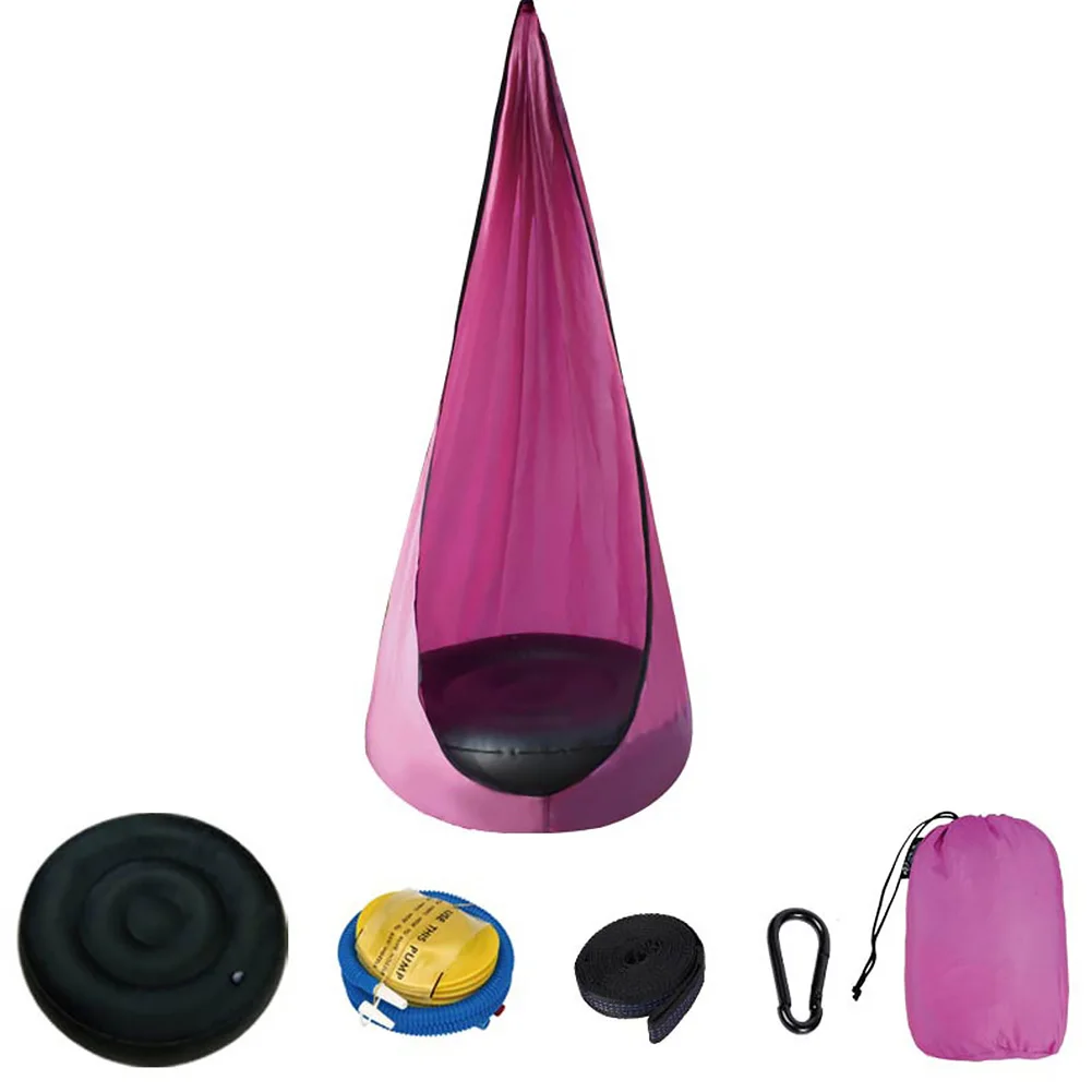 

Детское портативное кресло-гамак с надувной подушкой