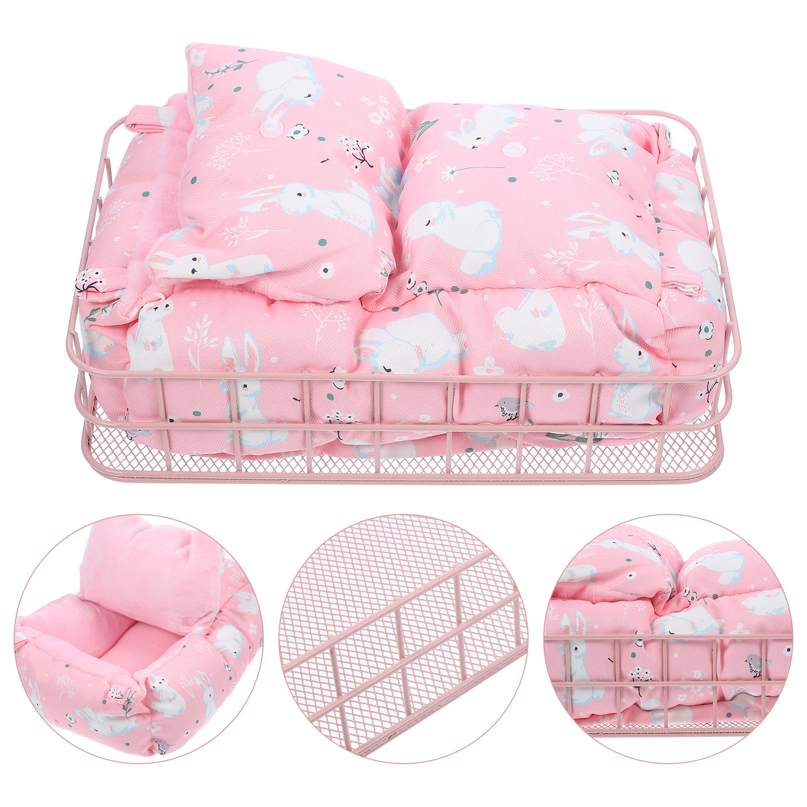 

Hamster Bed Hanging Hammock Guinea Squirrel Metal Cage Accessory Winter Chinchilla