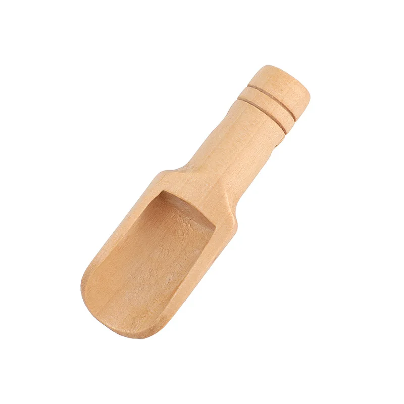 

10pcs Tea Spoon Scoop Small Salt Shovels Mini Scoop Wooden Teaspoon Milk Powder Scoops Teaware Accessories Spoon