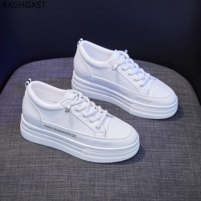 

Кроссовки женские на платформе, повседневная обувь для бега, объемные, Вулканизированная подошва