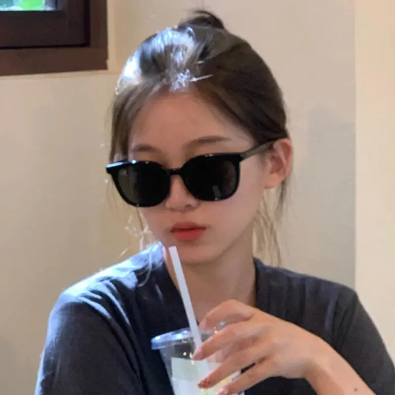 Черные солнцезащитные очки для женщин модные ретро-очки с инстаграммой