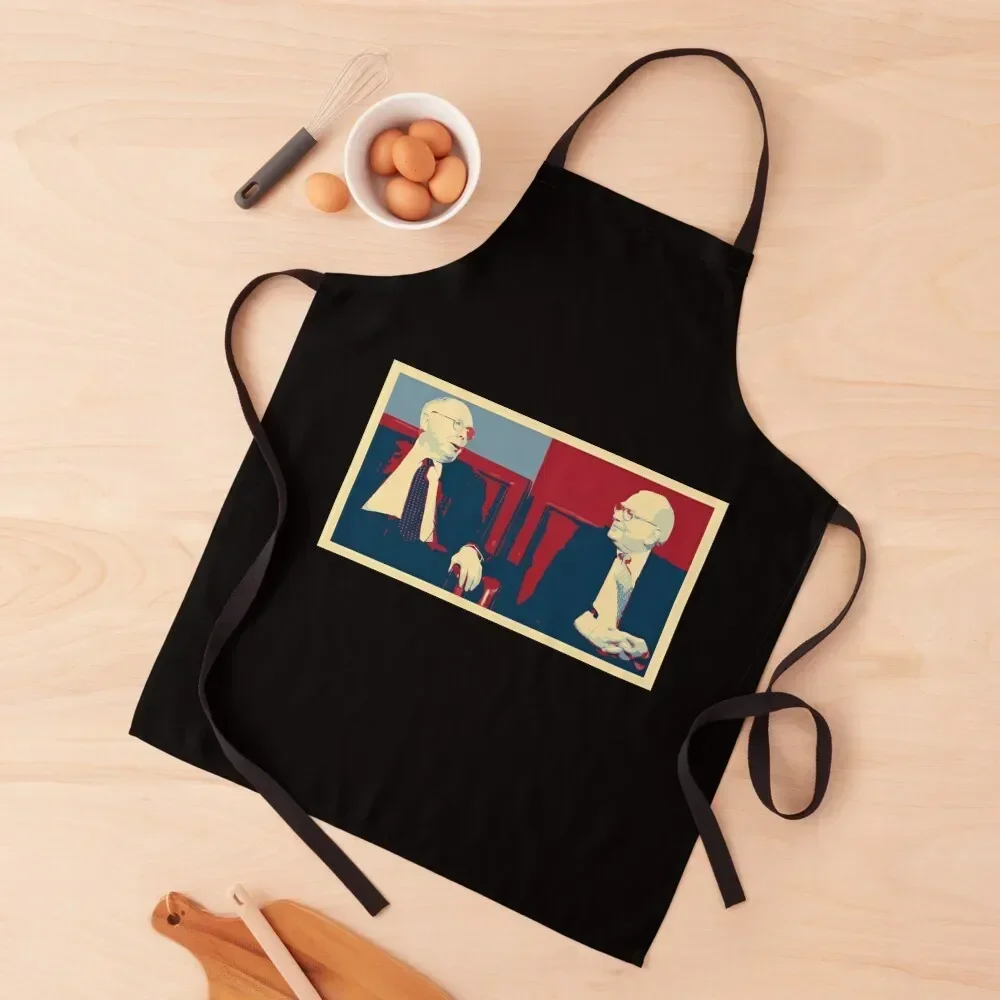 Warren Buffett and Charlie Munger Apron Custom Beauty Kitchen Handle For Women