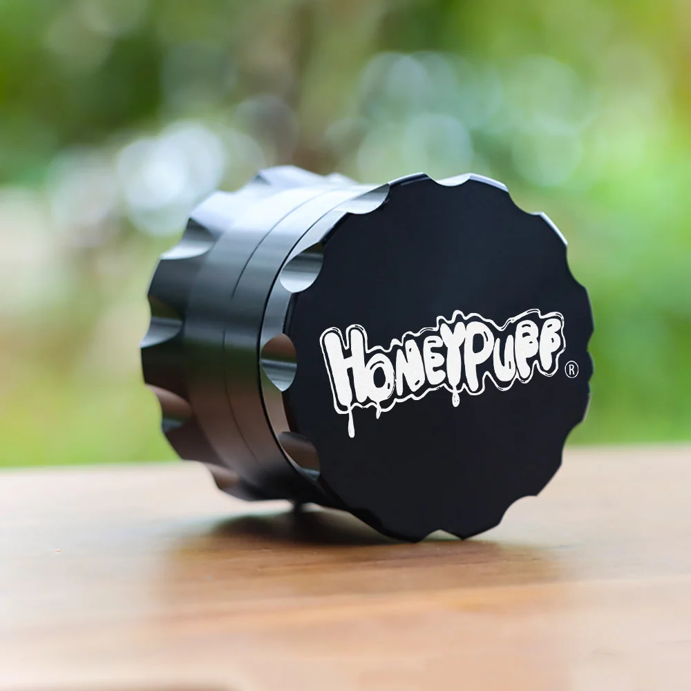 Металлическая дробилка HONEYPUFF в виде барабана 50 мм 4 штуки летательный аппарат -