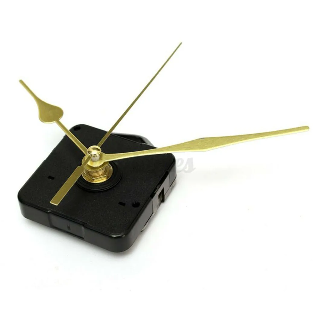 

Wall Clock Mechanism Gold Hands Long Hands DIY Quartz Wall Clock Mechanism Movement Spindle Mechanism Repair Kit