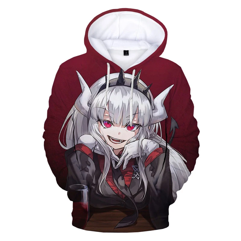 

2023 Anime Helltaker Hoodie Sweatshirt Harajuku Fashion 3D Men Boy Pullovers Hoodie Casual Game Helltaker Cosplay Oversized Coat