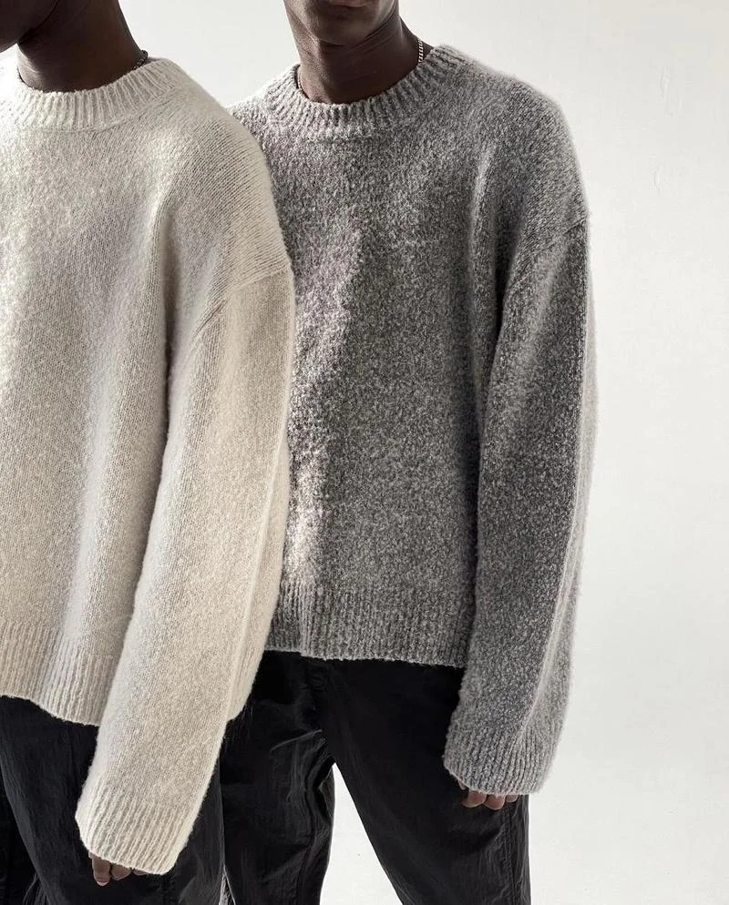 

22SS Round Neck Solid Color Wool Cole Buxton Sweater Men Women EU Size 100% Cotton CB Sweatshirt Fashion Autumn Winter Jaqueta