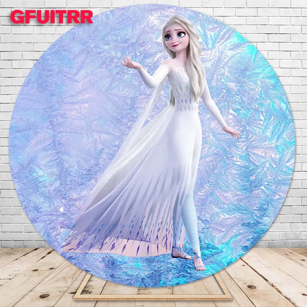 Фон для фотосъемки с изображением принцессы Эльза