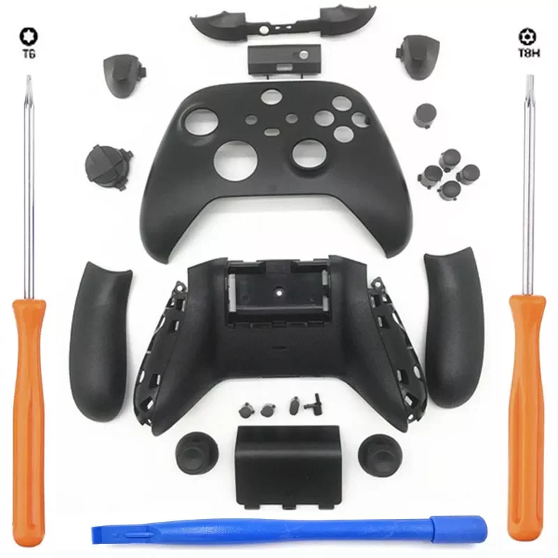 

For Xbox Series S & Xbox Series X Controller Full Set Housing Front Back Shell Case Plate Cover w/Buttons Gamepad Replacemen