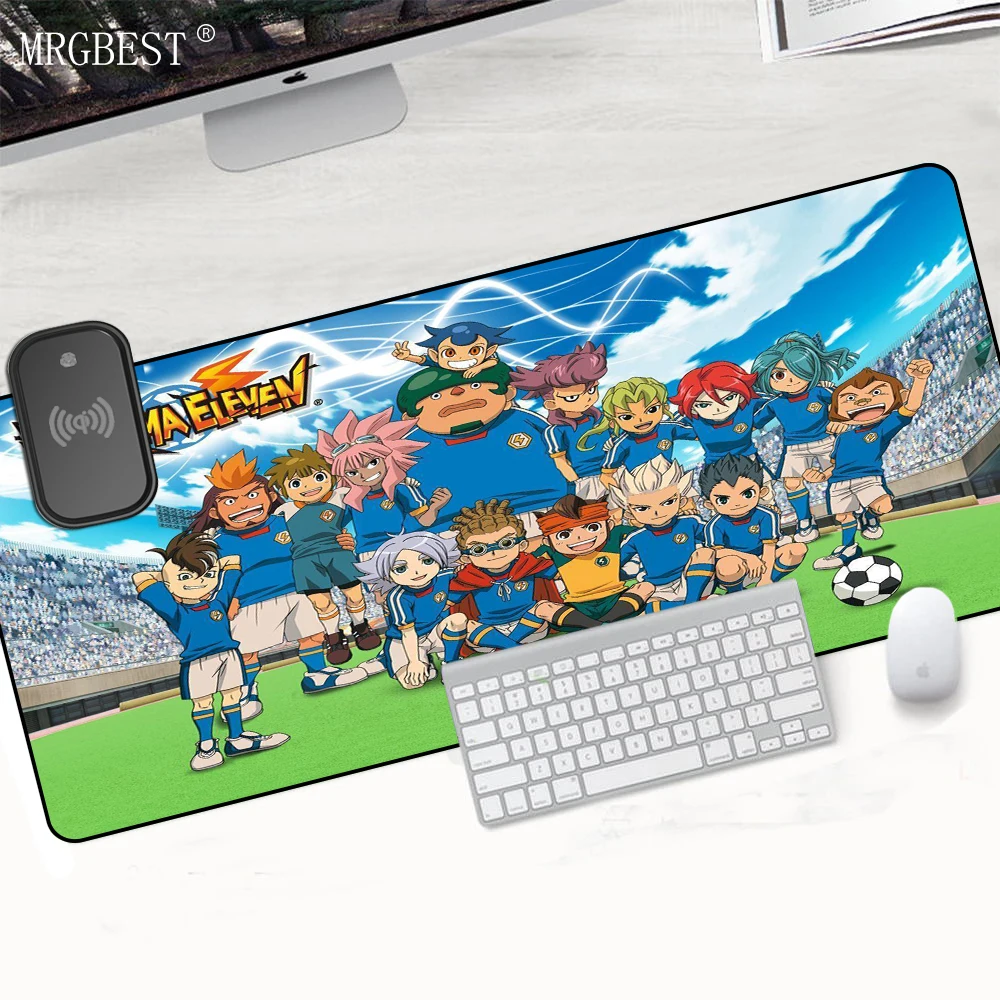 

Inazuma Eleven Wireless Charging Large Mouse Pad Mouse Carpets "diy" for Desktop Table for Laptop Keyboard Mouse Set Desk Mat