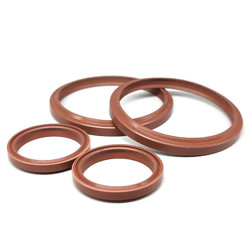 Резиновое гидравлическое пылезащитное уплотнение типа LBH FKM шаг 5 мм поршневое