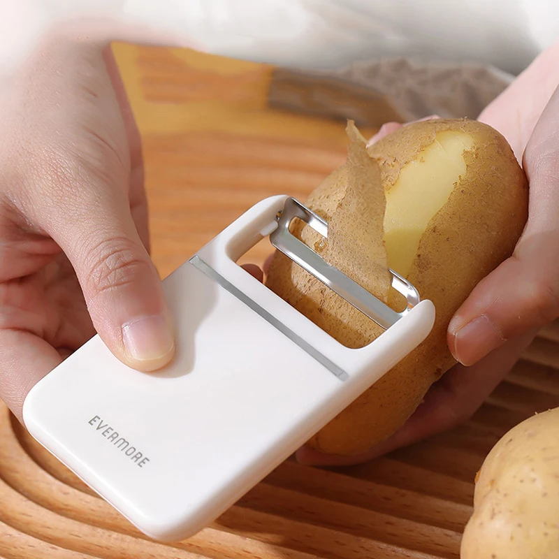 

Kitchen Wide-mouth Vegetable And Fruit Peeler Household Stainless Steel Multi-function Peeler Potato Carrot Peelers Special Tool