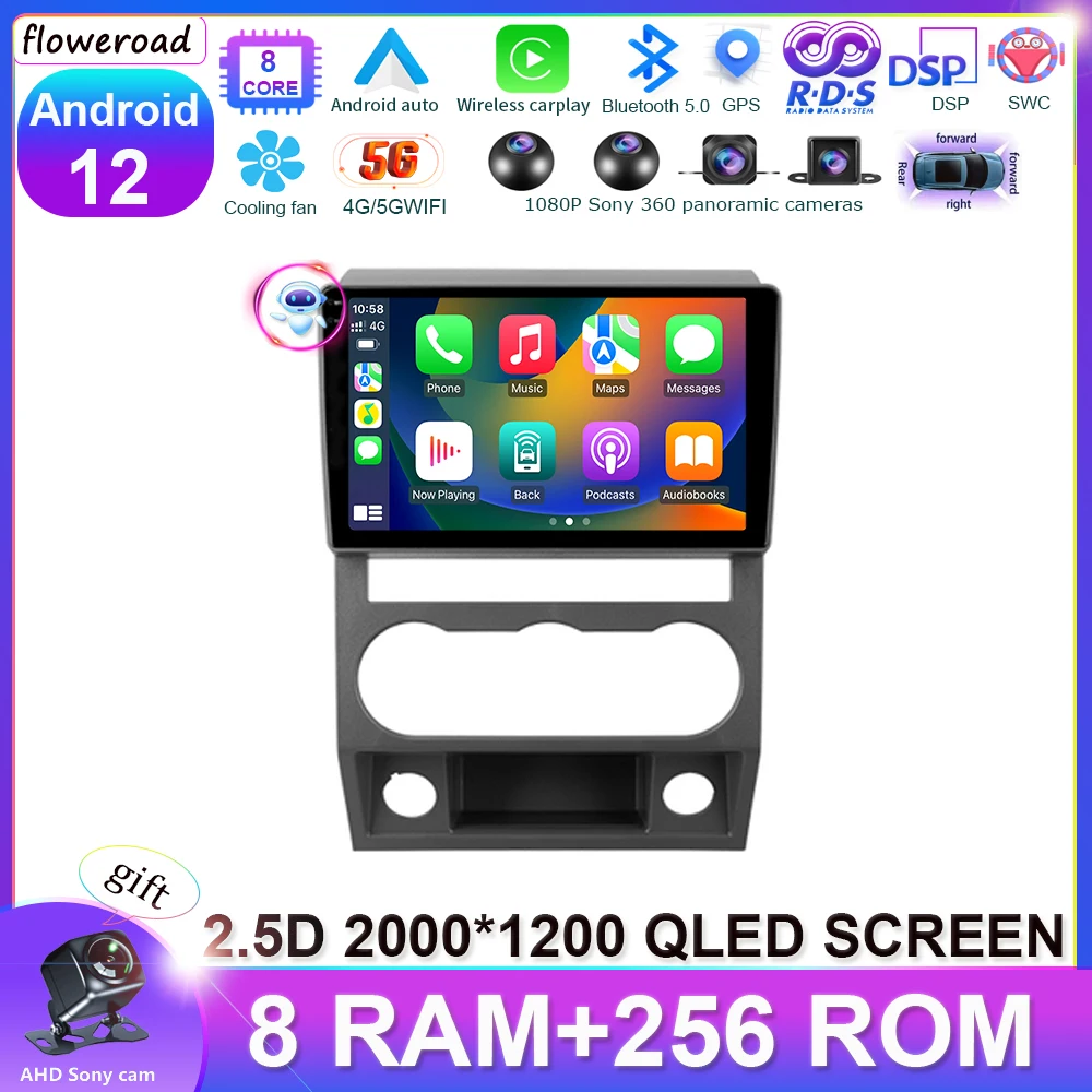 Автомагнитола стерео Wi-Fi 4G BT для газа Газель Next 2016 + CARPLAY автомобильный 8-ядерный