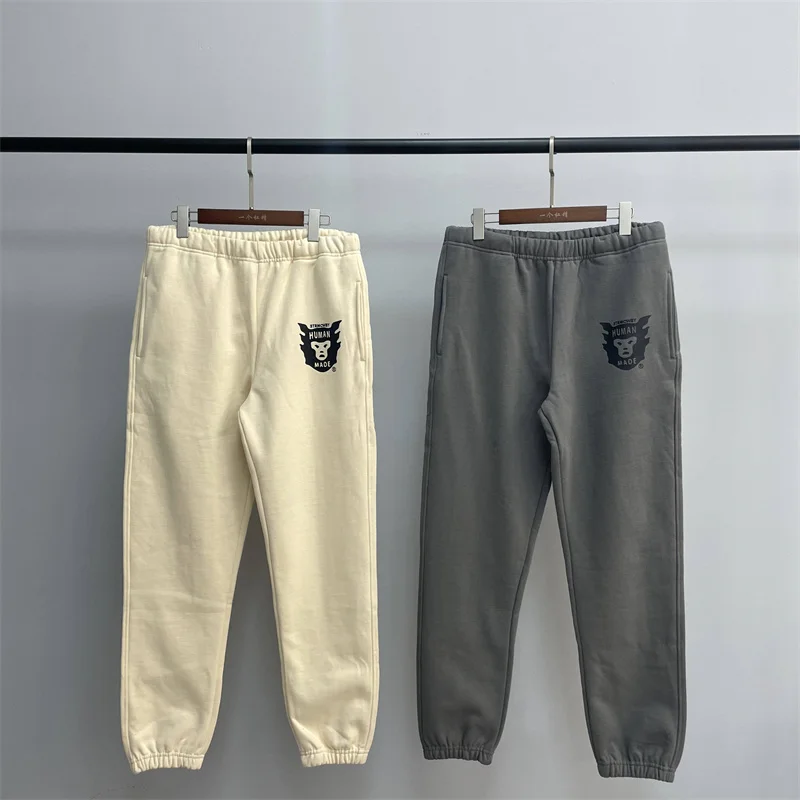 HUMAN MADE 23AW New Style In Autumn Winter Couple Plush High Gram Weight Feet Collection Pant Casual Pants For Men And Women