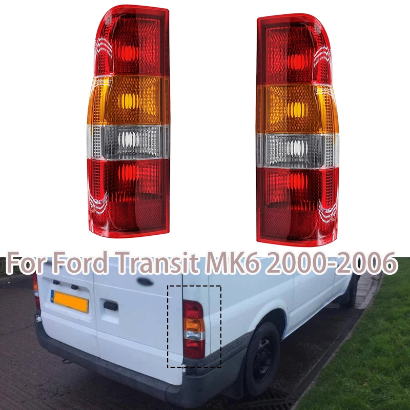 

For Ford Transit MK6 2000-2006 Car Rear Bumper Tail Lamp Cover Brake Light Turn Signal Light Cover YC15-13405-AG YC15-13404-AG