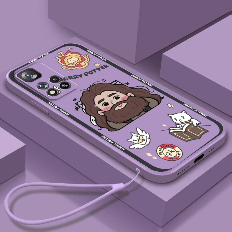 

Harries Wand Potters Anime Liquid Rope Soft Cover Phone Case For Xiaomi Redmi Note 12 11 11S 11T 10S 10 9S 9T 9 Pro Plus 5G