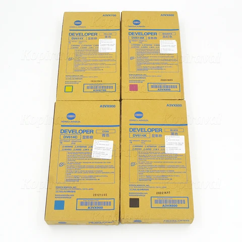 Оригинальный порошок-проявитель DV614 для Konica Minolta C1060 C1070 AP C2060 C2070 C3070 C3080 L  A3VX600 A3VX700 A3VX800 A3VX900