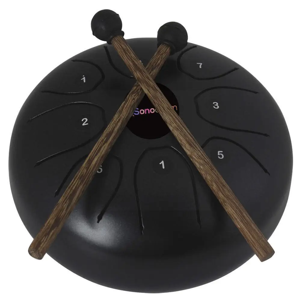 

Hluru Tongue Drum 5.5 Inch Steel Titanium Ethereal Rhythm Drum 11 Notes Tone G Percussion Hand Pan Tang Drum For Drop Shipp L7Y1