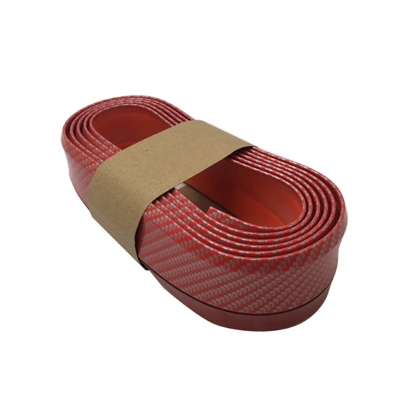 

Универсальный автомобильный спойлер-накладка на передний бампер из карбона, персонализированная модификация, защитная резинов...