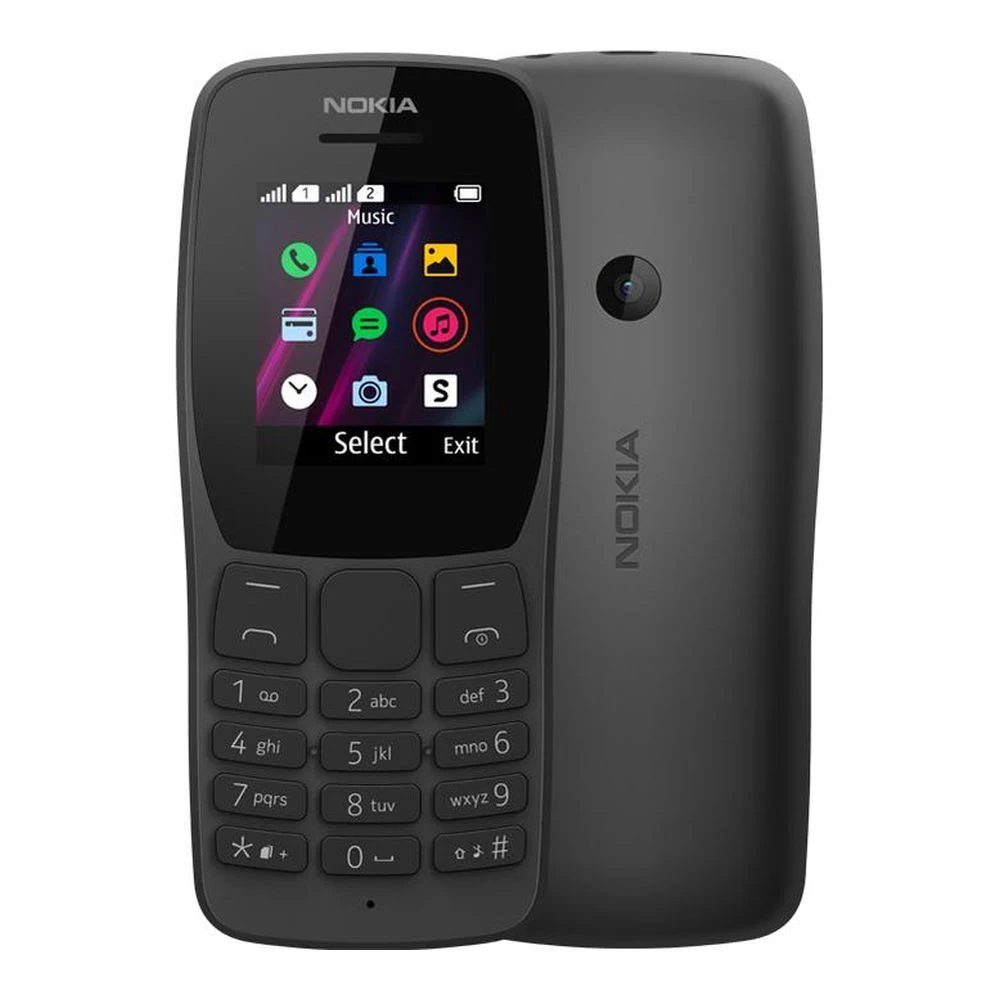 Смартфон Nokia 110 ТА-1192 Black 1.77" 4MB 11MB Dual Sim 800 мАч