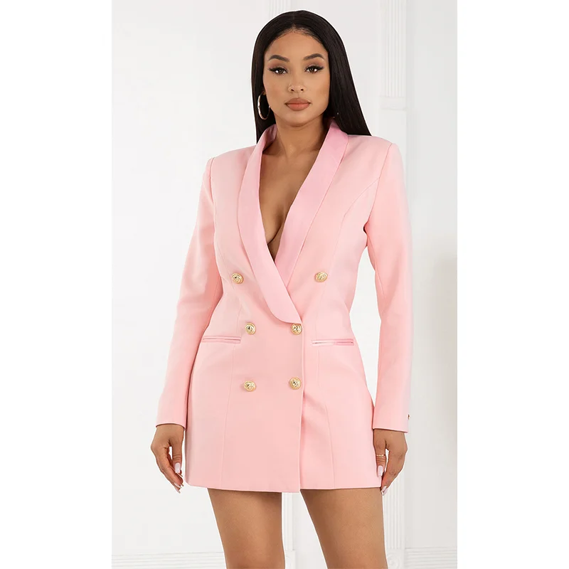 Женский формальный пиджак средней длины для вечеринок