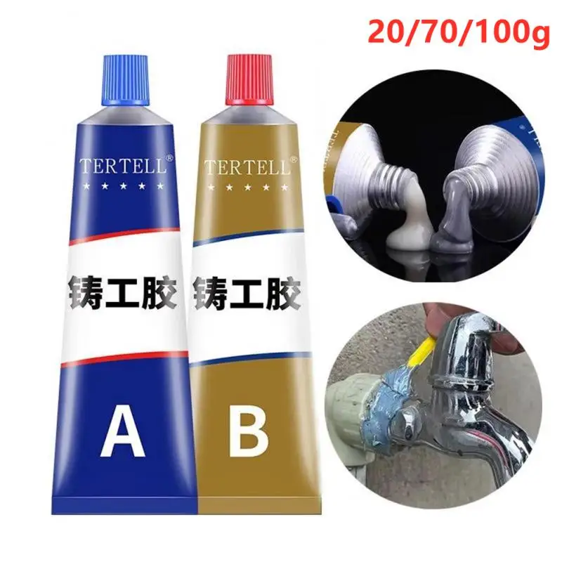

New A+BGlue Industrial Repair Paste Casting Adhesive Repair Agent Casting Metal Cast Iron Trachoma Stomatal Crackle Welding Glue
