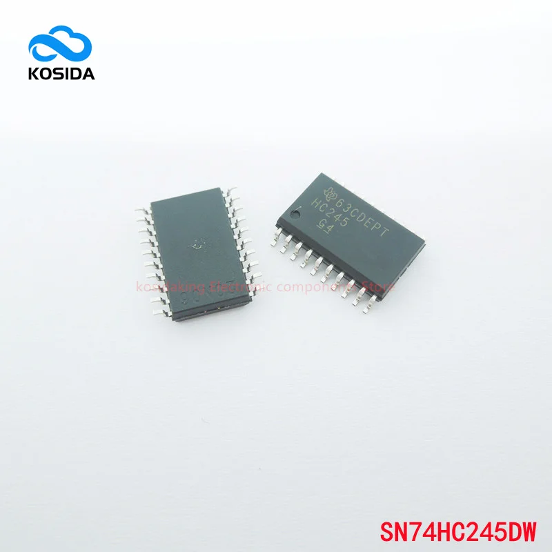 10 шт. SN74HC245DW 74HC245DW HC245 SN74HC245DWR 74HC245D SOP-20 неинверторное стандартное логическое реле