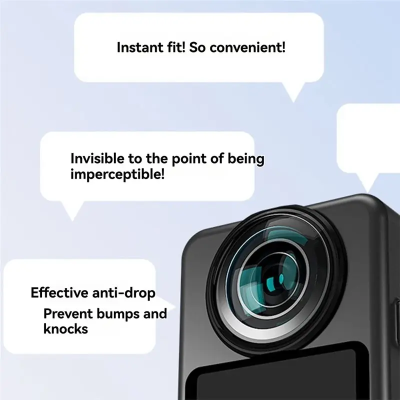 Фото Защитный экран для объектива STARTRC для DJI OSMO 360 с быстрым креплением, защита для панорамной камеры, аксессуары для защиты объектива. №5