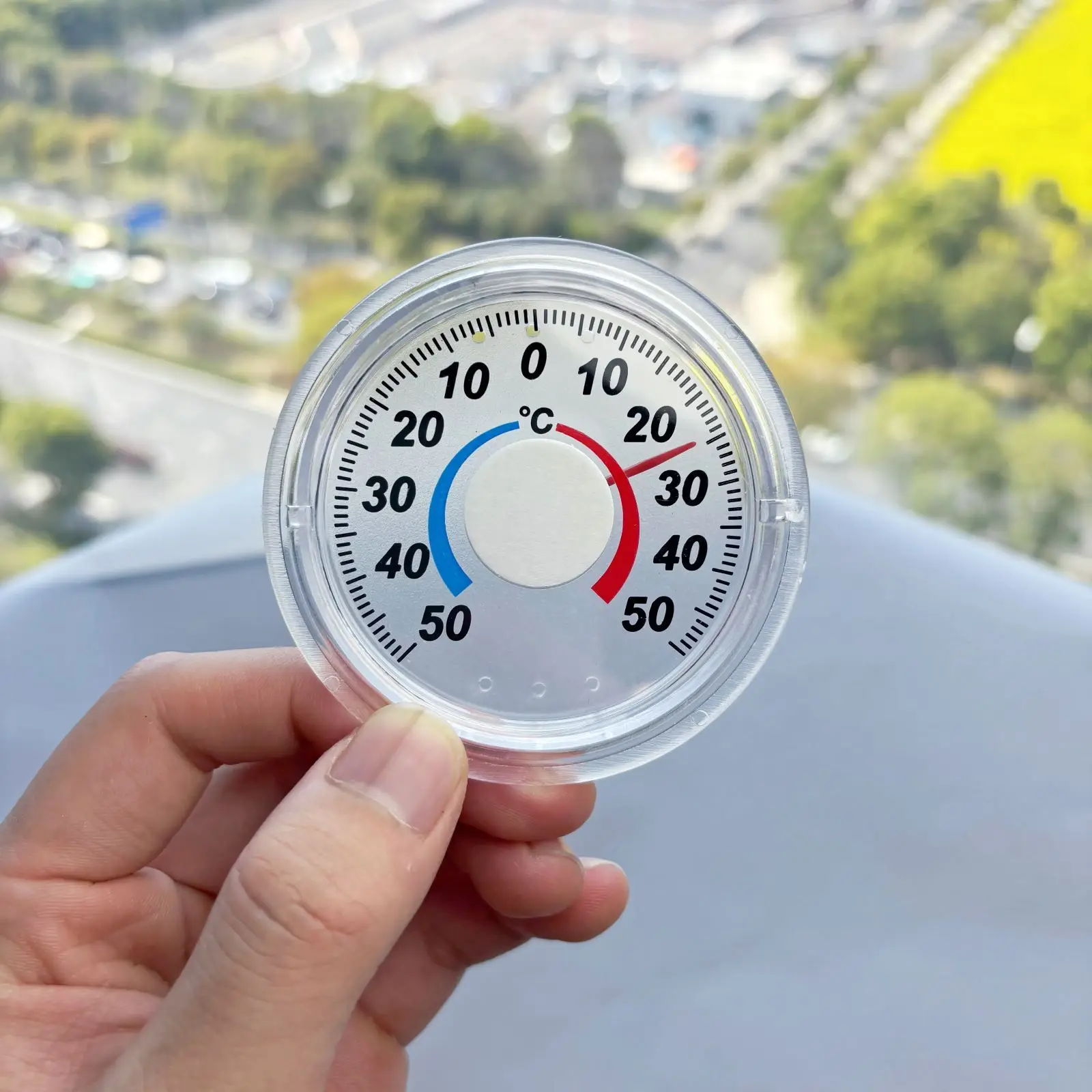 

Бытовой указательный термометр, портативный прозрачный пластиковый термометр, круглый термометр для холодильника, температура