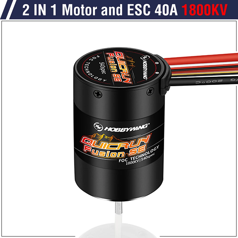 Hobbywing Fusion SE 1/10 бесщеточный двигатель и мотор ESC водонепроницаемый RC Rock Crawler