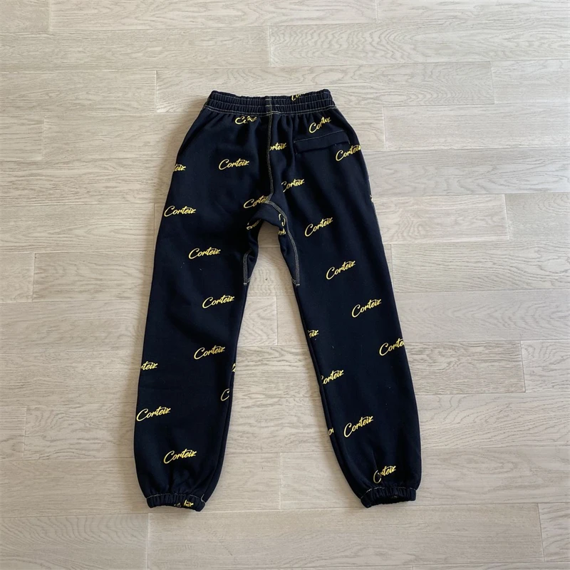 

Corteiz Grey Joggers Men Sweatpants Wholesale CRTZ Women Pants Fashion High Street Letter Logo Running Sportpants