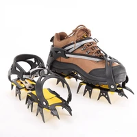 18 tooth ice ground tiger tooth crampons outdoor mountaineering ice climbing non slip shoe cover crampons