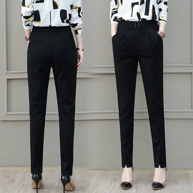 

Harlan Suit Pants Women's Straight Loose 2022 New Autumn Casual Pants Were Thin and High-waisted Cigarette Pants