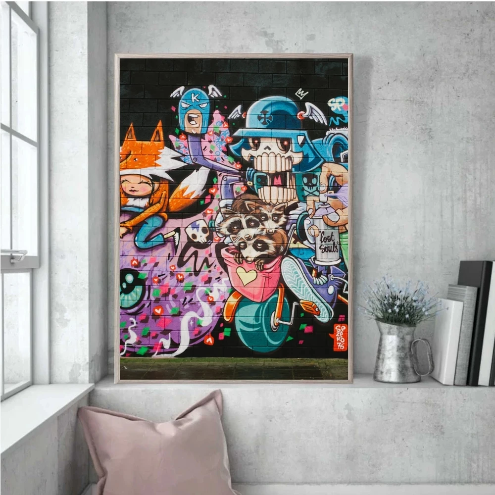 

HD Print Decoration Home Modern Anime Poster Picture Cartoon Character No Frame Canvas Painting for Bedside Background Wall Art