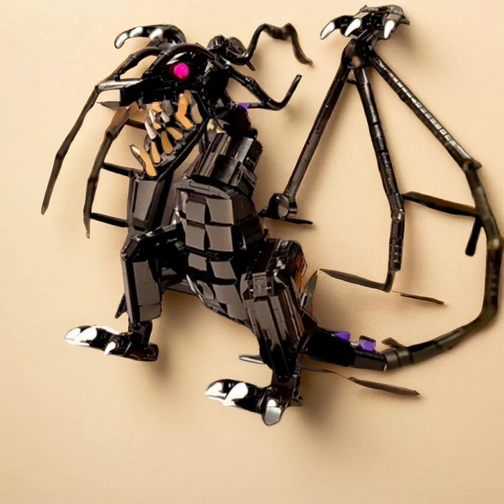 Фото 720 деталей MOC Ниндзя Оверлорд Дракон Модель Конструктор Архитектурная игрушка Рождественский подарок Креативный подарок на день рождения Художественное ремесло 3D-образование №2