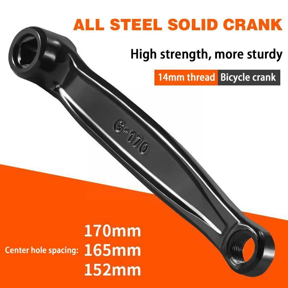 

170 мм Замена коленчатого вала для Bafang BBS BBS01 BBS01B BBS02 BBSHD Электрический велосипед Средний приводной двигатель конвертер R0G3