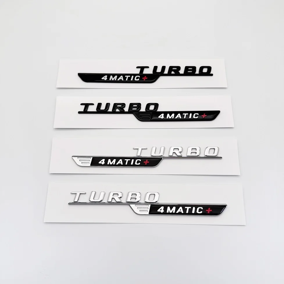2024 новые буквы Numbe TUURBO 4MATIC + эмблема для Mercedes Benz AMG GT E53 GLE53 A35 A45s CLA35s CLA45s наклейка на