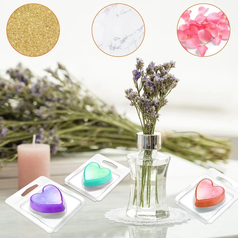 150 упаковок контейнер для расплава воска 1 3 унций пластиковый набор прозрачный